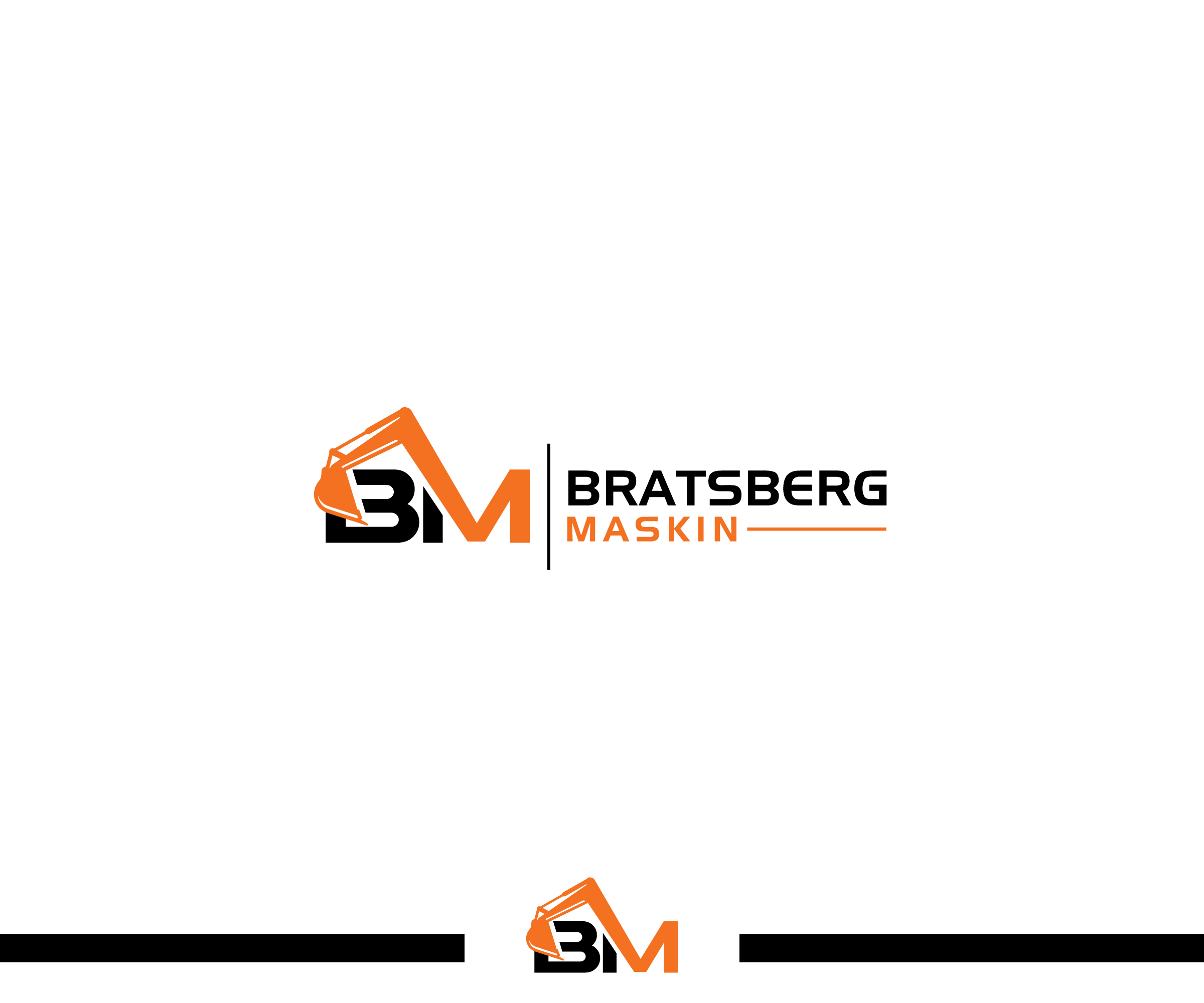 Logo Design by ecorokerz for Bratsberg Maskin As | Design #26746079