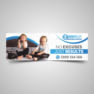 BAMITS Company sign | Werbetafel-Design von Fat Bat Man