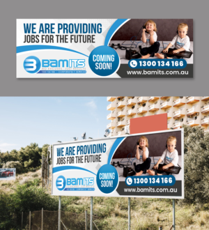 BAMITS Company sign | Werbetafel-Design von ecorokerz