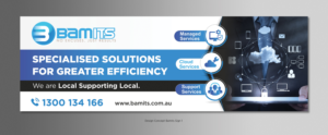 BAMITS Company sign | Werbetafel-Design von D Creative