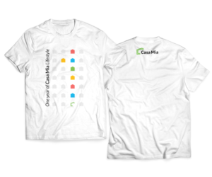 Co-Living Company needs Vibrant, Fun Design for Celebrating Members' 1 Year Anniversary with Us | Diseño de Camiseta por Luniere Designs