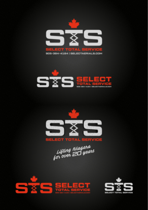 STS - Select Total Service | Logo Design by grrssn