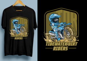 Either TDR or the words Tidewater Dirt Riders | Logo Design by SAI DESIGNS