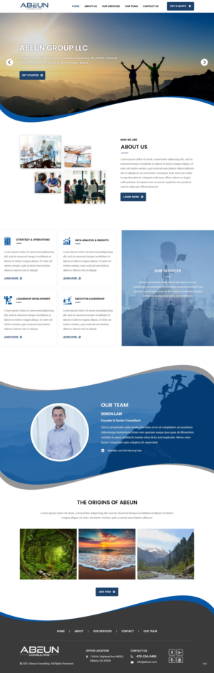 Web Design by pb for this project | Design: #26759674