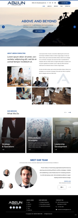 Web Design by pb for this project | Design: #26759680