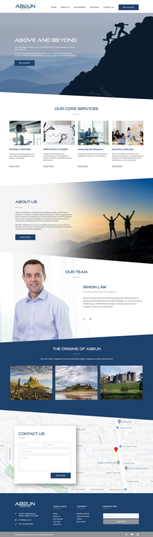 New management consulting website | Web Design by bdesigner9