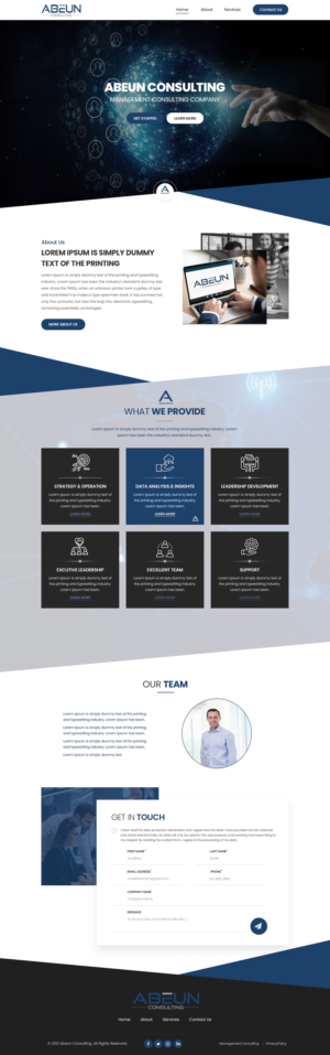 Diseño Web por Shijo John para este proyecto | Diseño #26753134