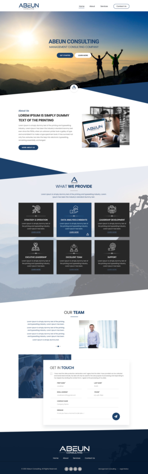 Web Design by Shijo John for this project | Design: #26753136