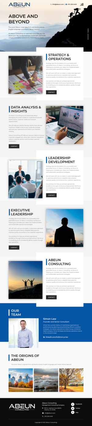 New management consulting website | Diseño Web por Starlyn DS