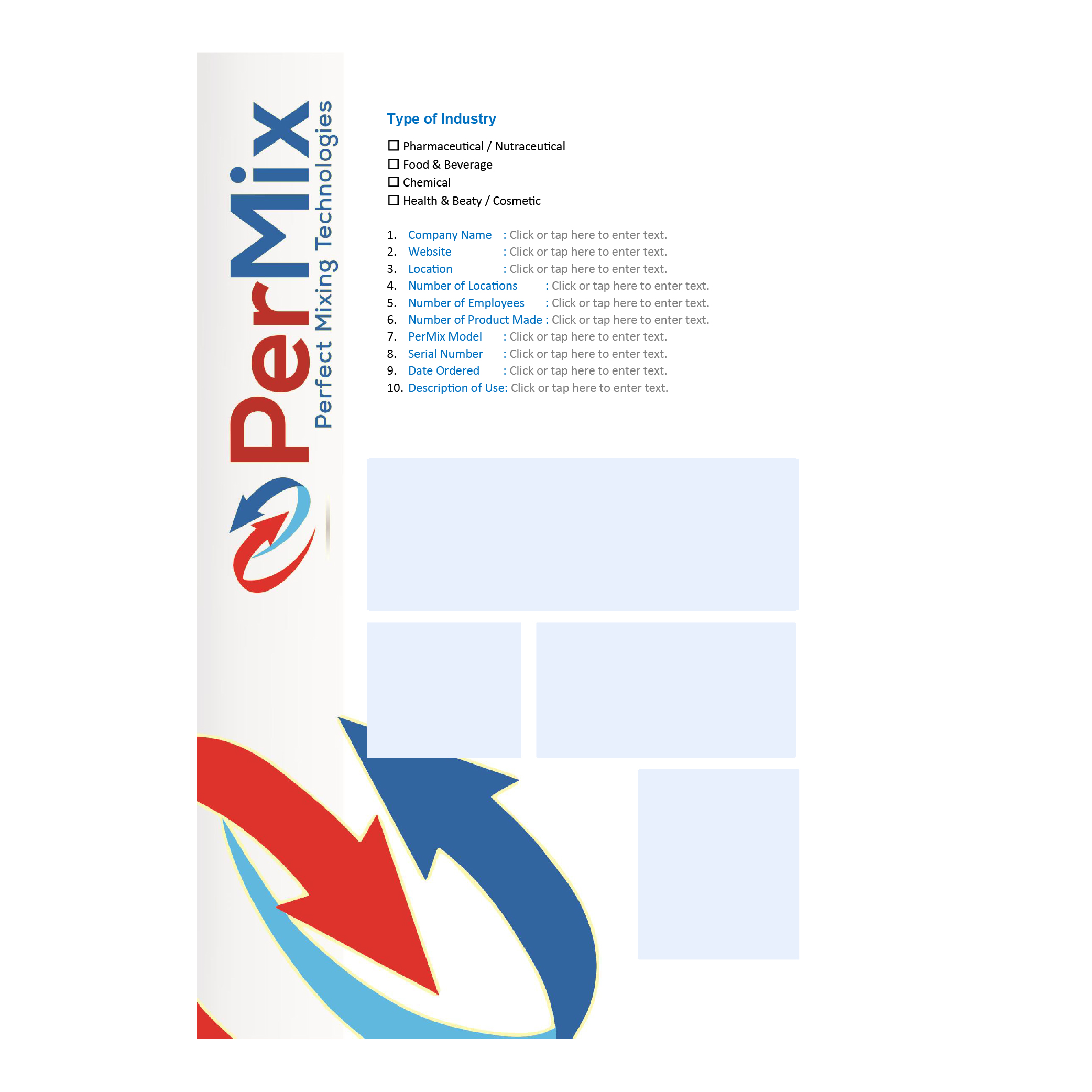 Word Template Design by Sekar for PerMix North America | Design #26753811