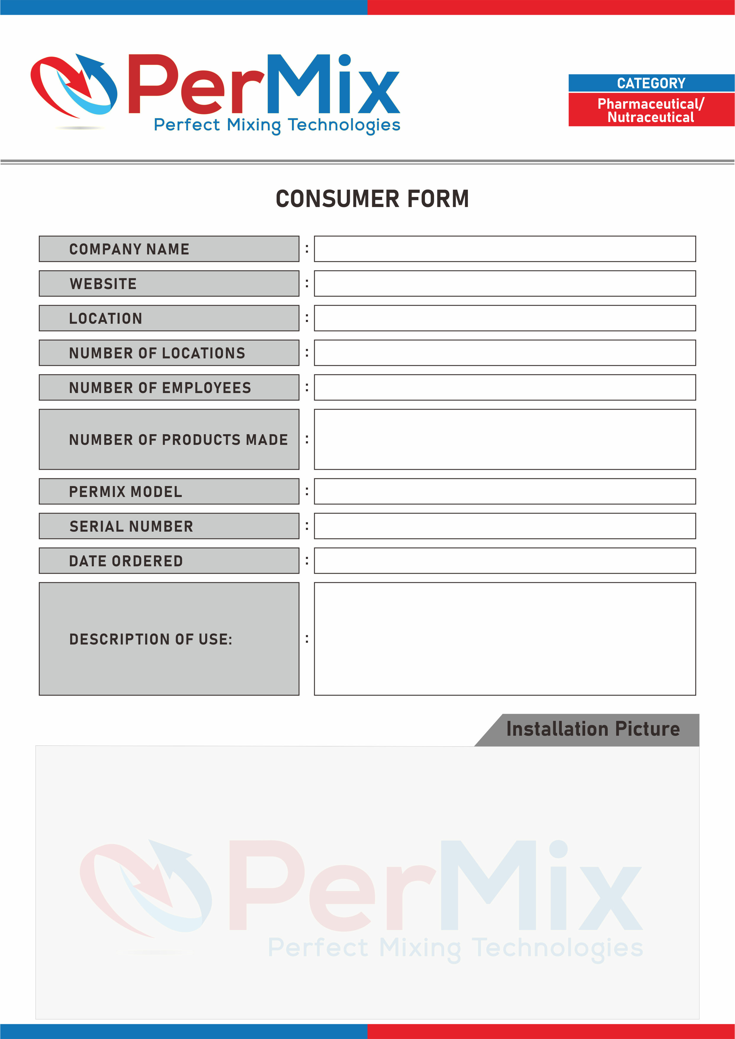 Word-Vorlage-Design von birin für PerMix North America | Design #26749378