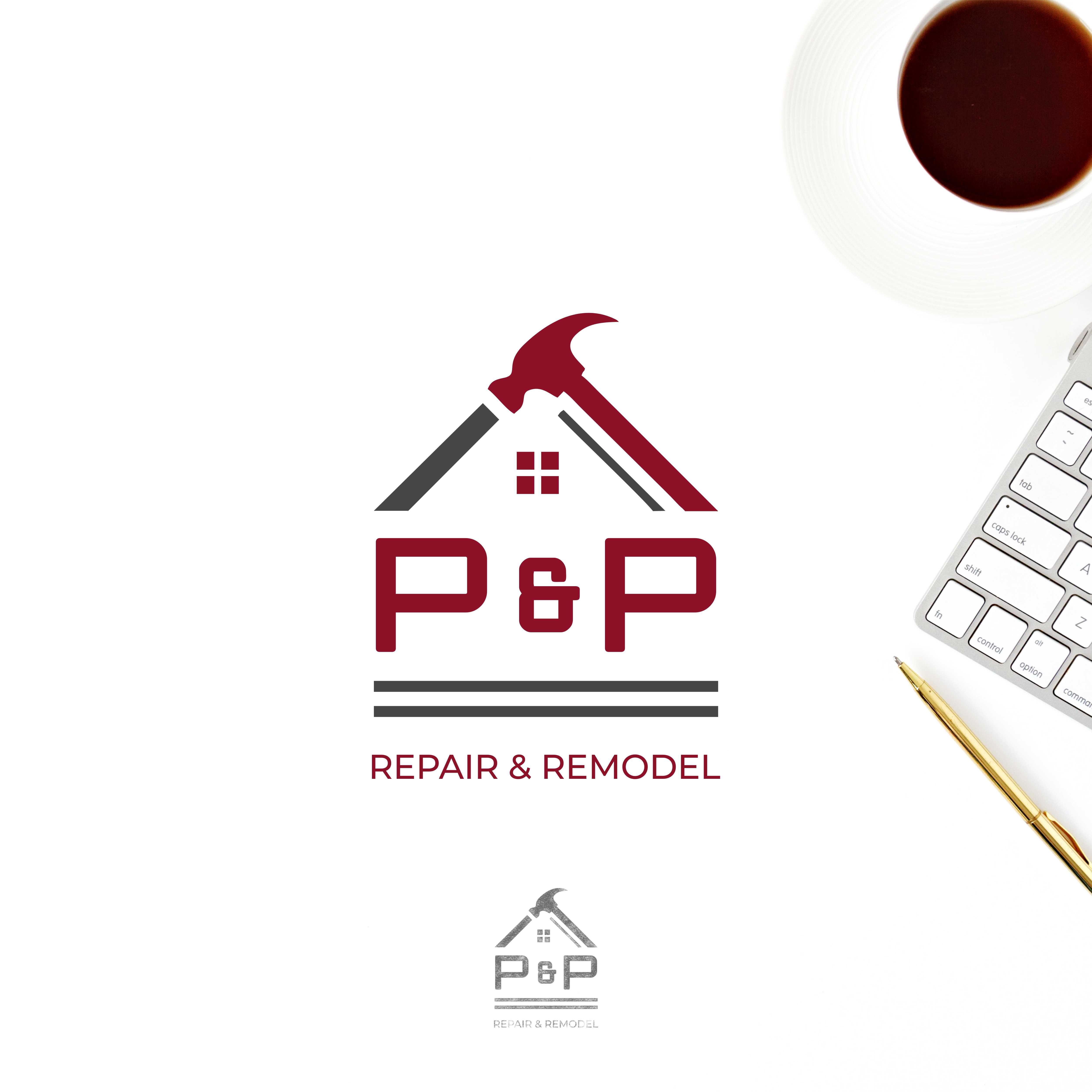 Logo Design by Zimo Design for P and P Repair and Remodel | Design #26752135