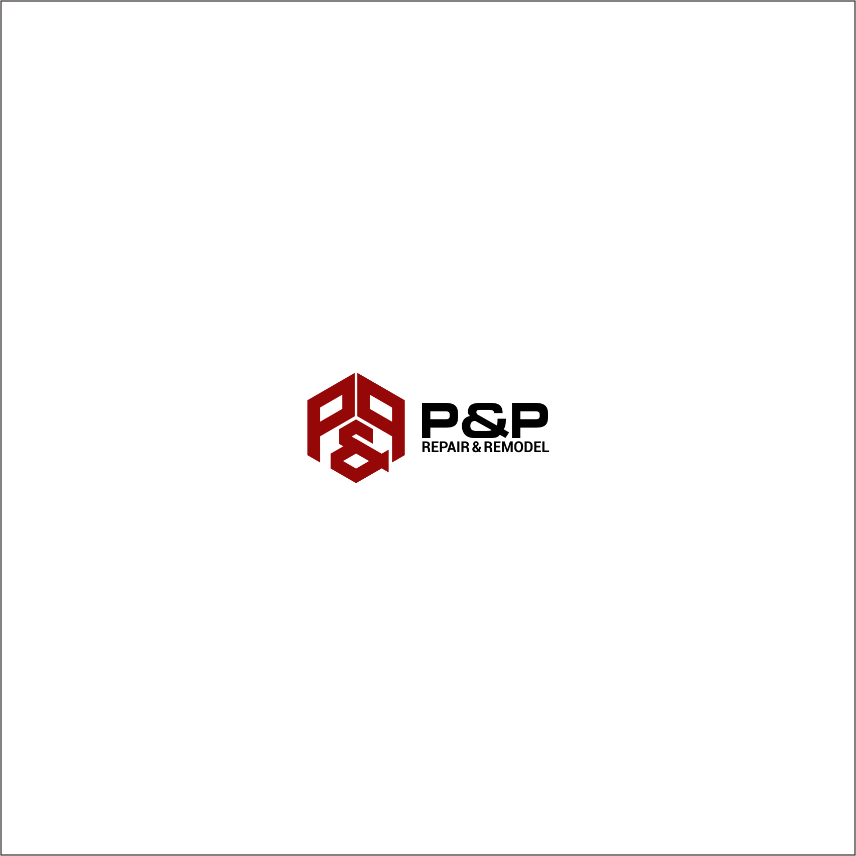 Logo Design by Arham Hidayat for P and P Repair and Remodel | Design #26766775
