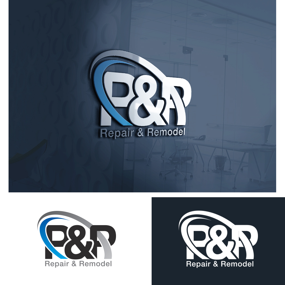 Logo Design by AL-BARAKAH for P and P Repair and Remodel | Design #26752729