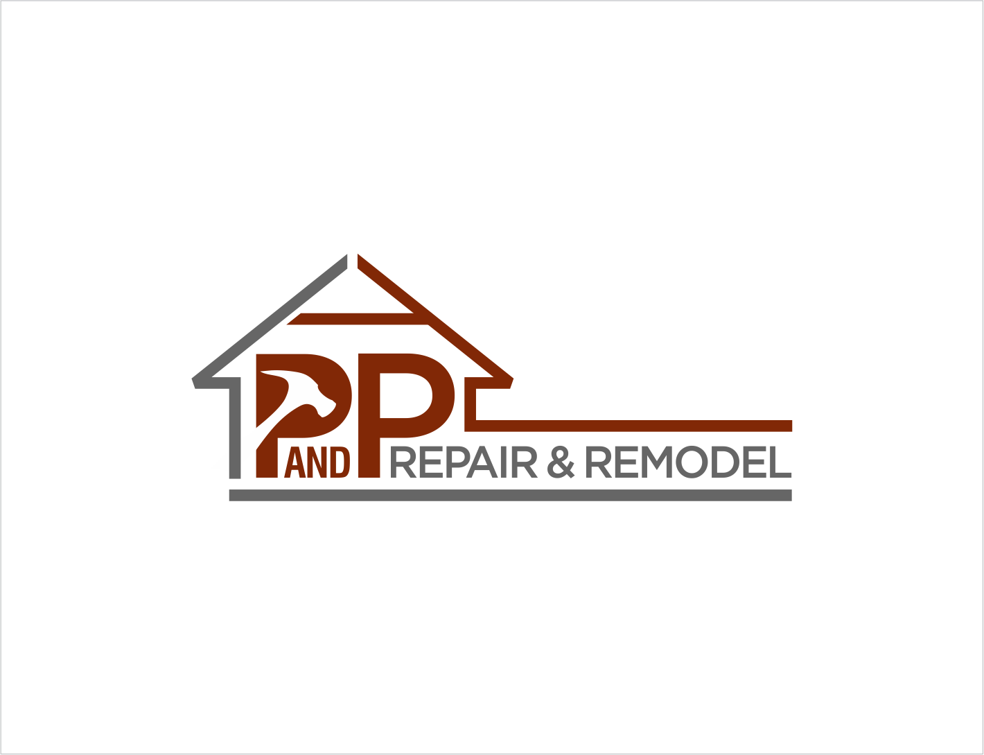 Logo Design by BNdesigner for P and P Repair and Remodel | Design #26777099