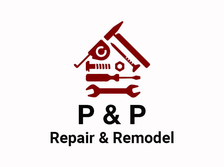 Logo Design by Titan Eagle for P and P Repair and Remodel | Design #26751803