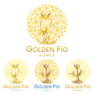 Logo Design by mike8seven for Golden Fig Homes and Development, LLC | Design #26750424