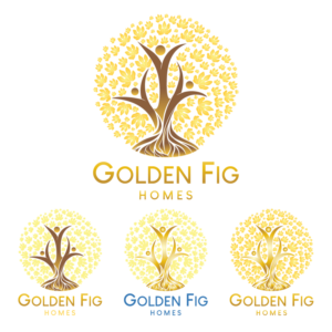 Logo Design by mike8seven for Golden Fig Homes and Development, LLC | Design: #26750429