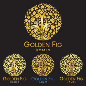 Logo Design by mike8seven for Golden Fig Homes and Development, LLC | Design: #26752008