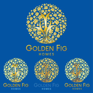 Logo Design by mike8seven for Golden Fig Homes and Development, LLC | Design: #26752009