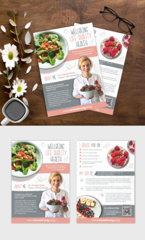 Nutrition Consulting Flyer | Flyer Design by Fat Bat Man