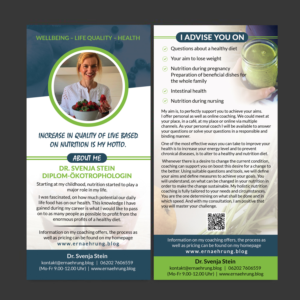 Nutrition Consulting Flyer | Flyer Design by aspiremedia