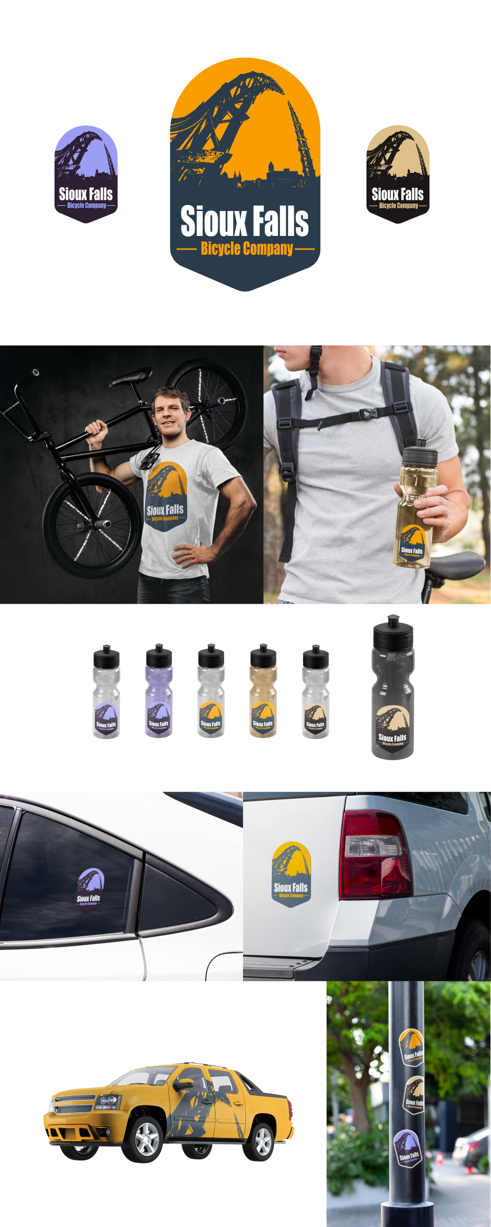 Sticker Design by AymanePro ™ for Sioux Falls Bicycle Company | Design #26755364