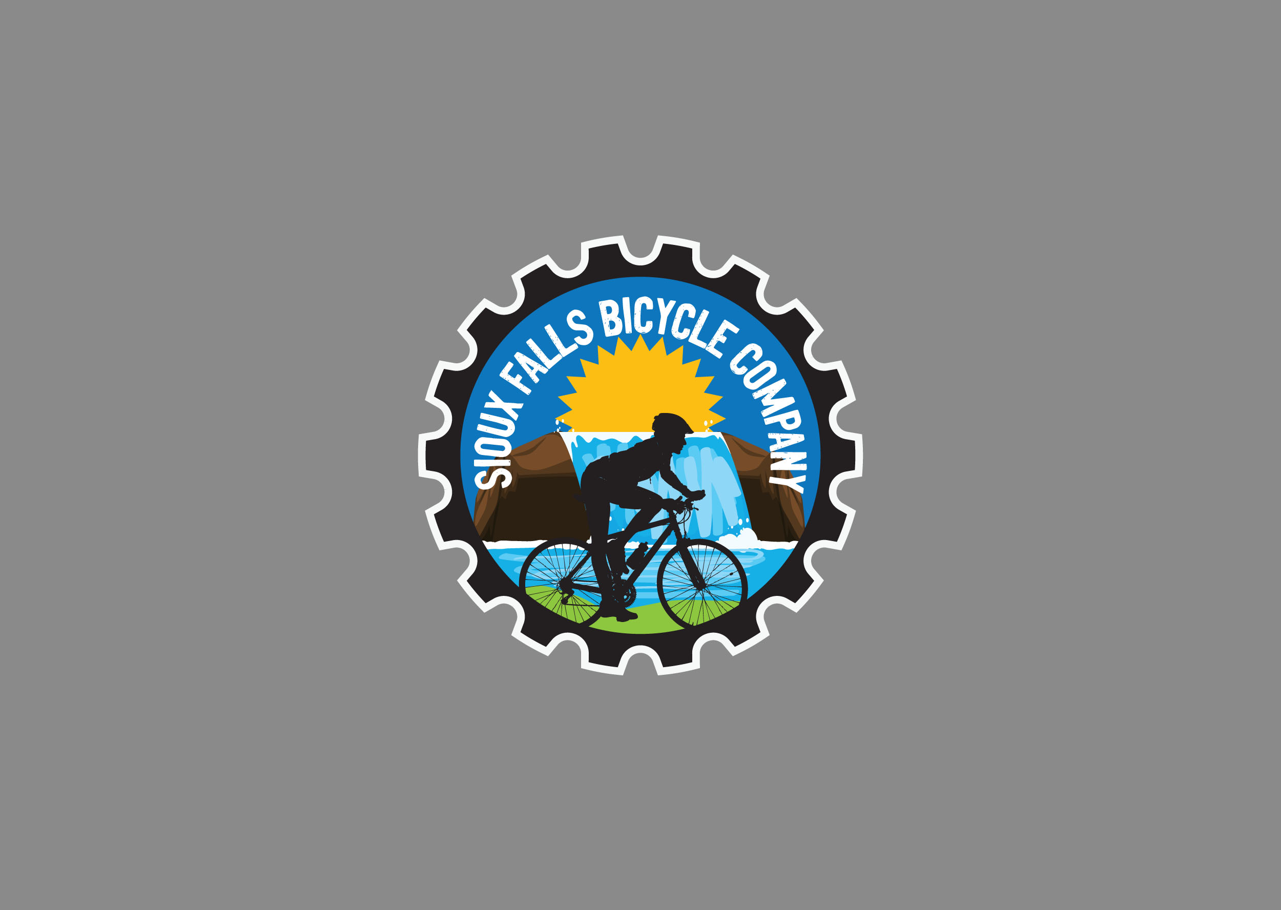 Sticker Design by cosmicline for Sioux Falls Bicycle Company | Design #26757343