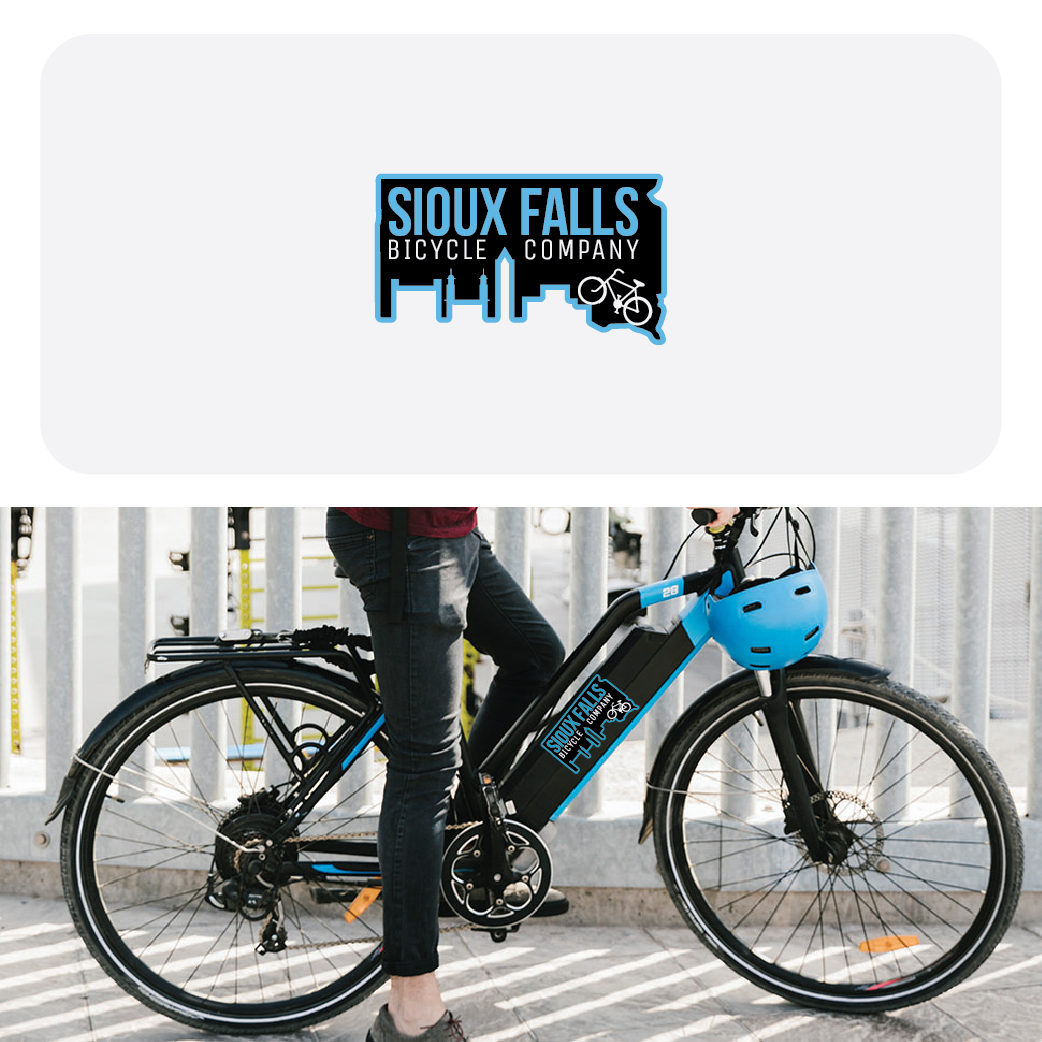 Sticker Design by Maxo-Biz for Sioux Falls Bicycle Company | Design #26758660
