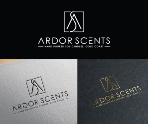 Ardor Scents, Hand poured soy candles, Gold Coast | Logo Design by Atec
