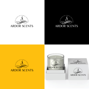 Ardor Scents, Hand poured soy candles, Gold Coast | Logo Design by CreativeFlows 2