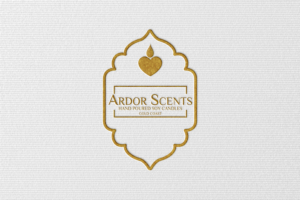 Ardor Scents, Hand poured soy candles, Gold Coast | Logo Design by The Seventh Key Magic