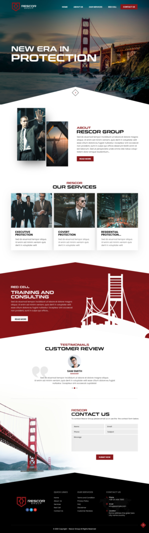RESCOR GROUP | Web Design par nzdesigners