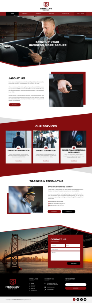 Web Design by bdesigner9 for this project | Design #26770799