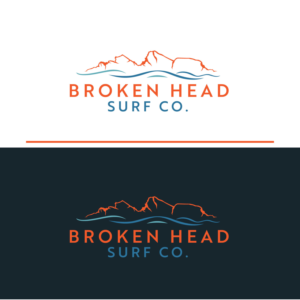 Broken Head Surf Co.  | Logo Design by FourtuneDesign
