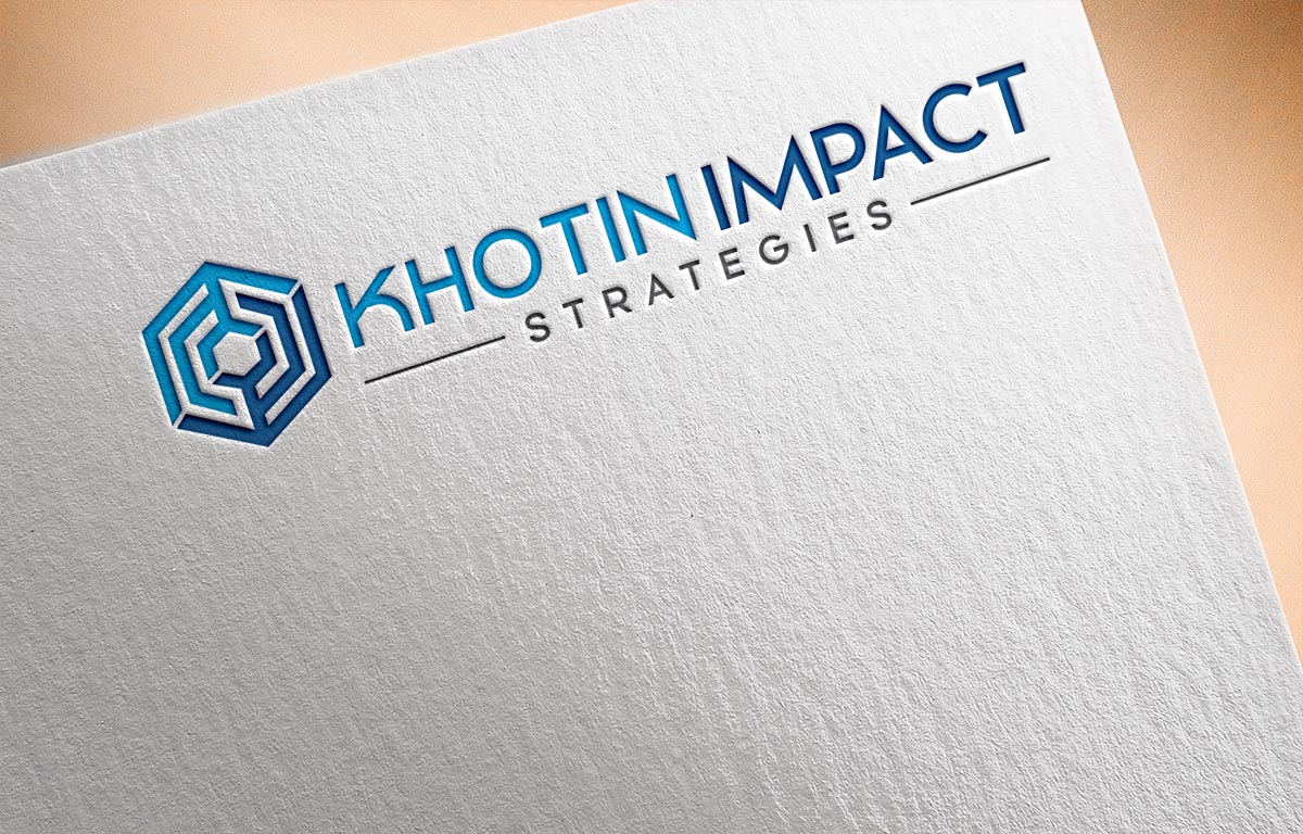 Logo-Design von Vishak vasu für Khotin Impact Strategies | Design #26789061