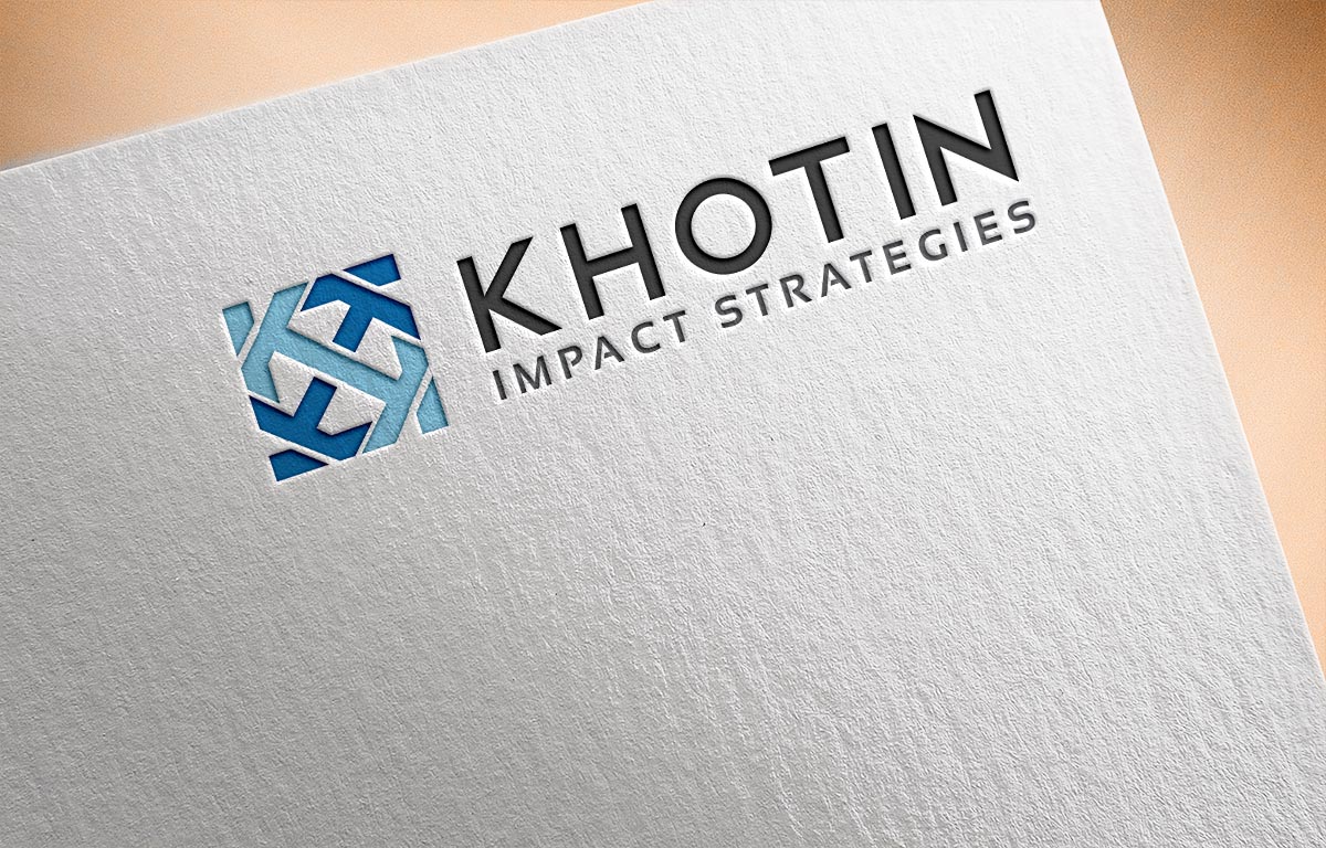 Logo-Design von Vishak vasu für Khotin Impact Strategies | Design #26789116