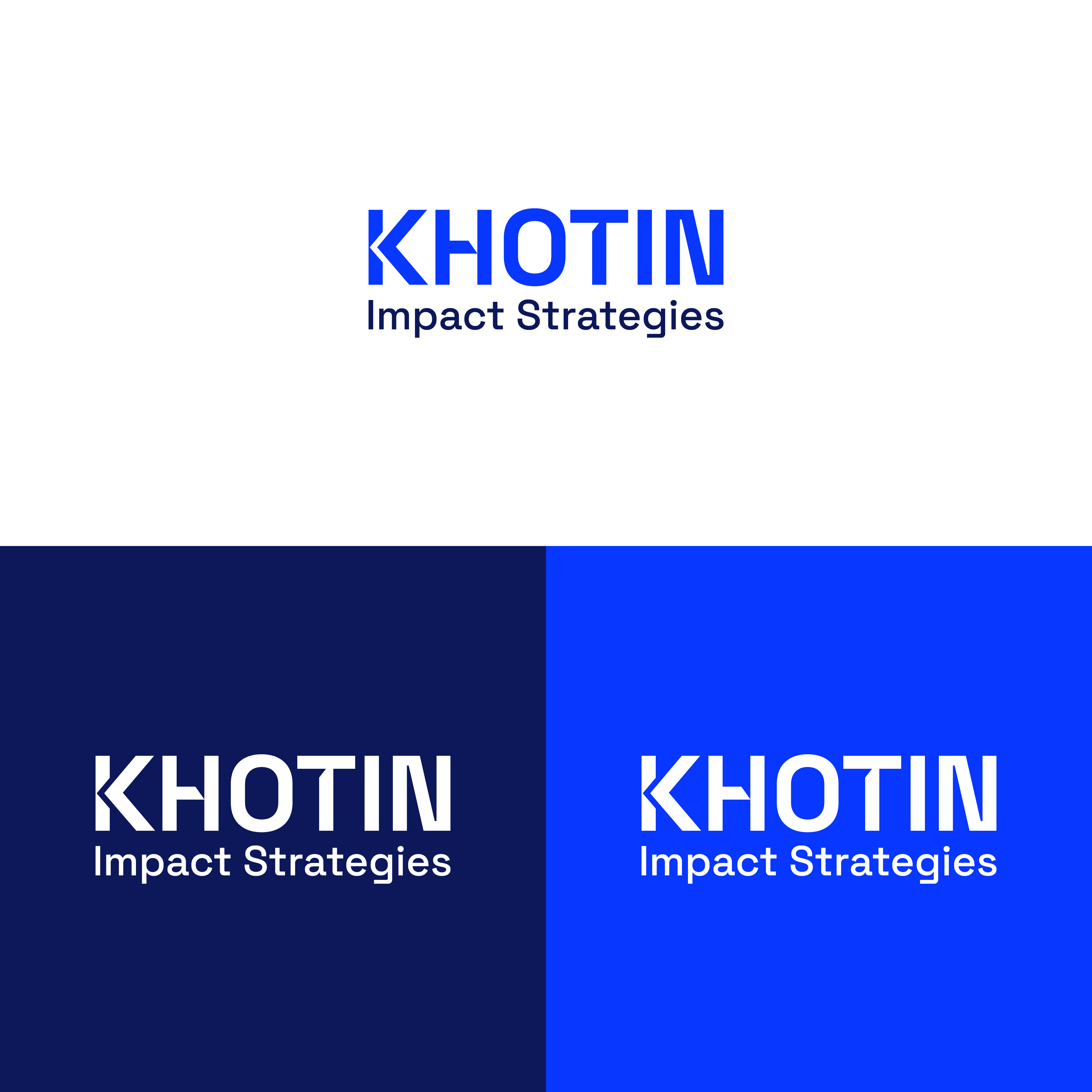 Logo-Design von Xler8brain für Khotin Impact Strategies | Design #26758830