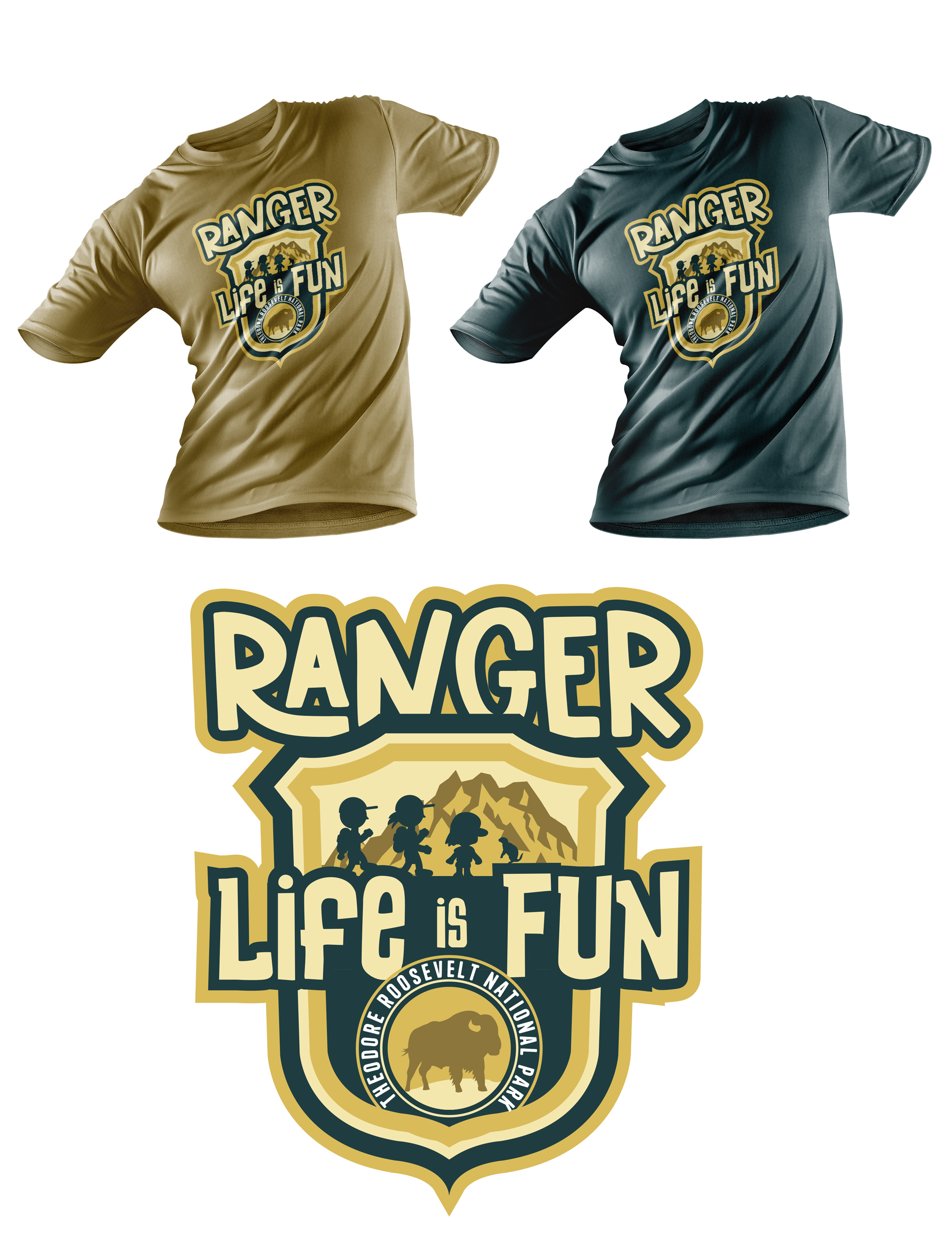 T-shirt Design by Sergio Coelho for Theodore Roosevelt Nature & History Association | Design #26759356