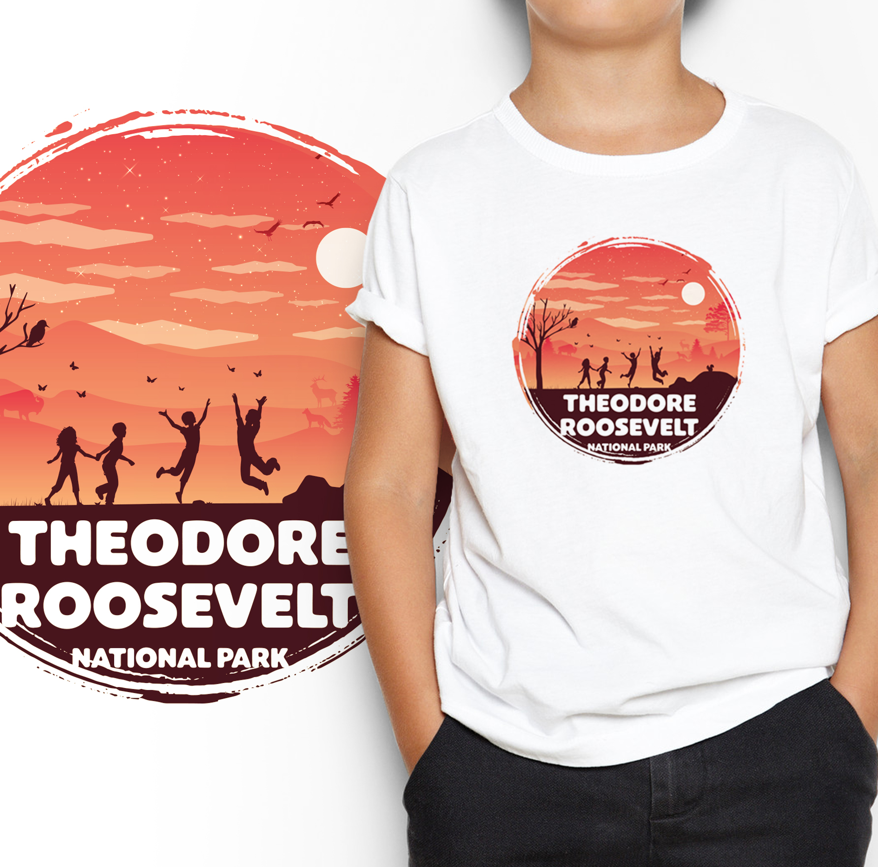 T-shirt Design by genchan for Theodore Roosevelt Nature & History Association | Design #26760387