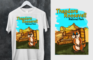 Kids T-shirt Theodore Roosevelt National Park | T-Shirt-Design von SAI DESIGNS