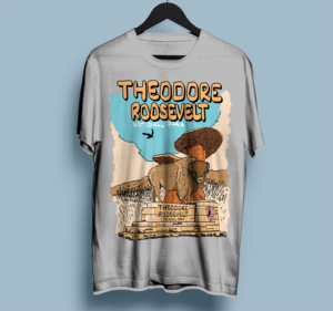 Kids T-shirt Theodore Roosevelt National Park | T-shirt Design by dundun