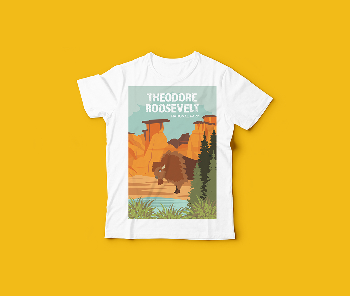 T-Shirt-Design von Imagonarium für Theodore Roosevelt Nature & History Association | Design #26790718