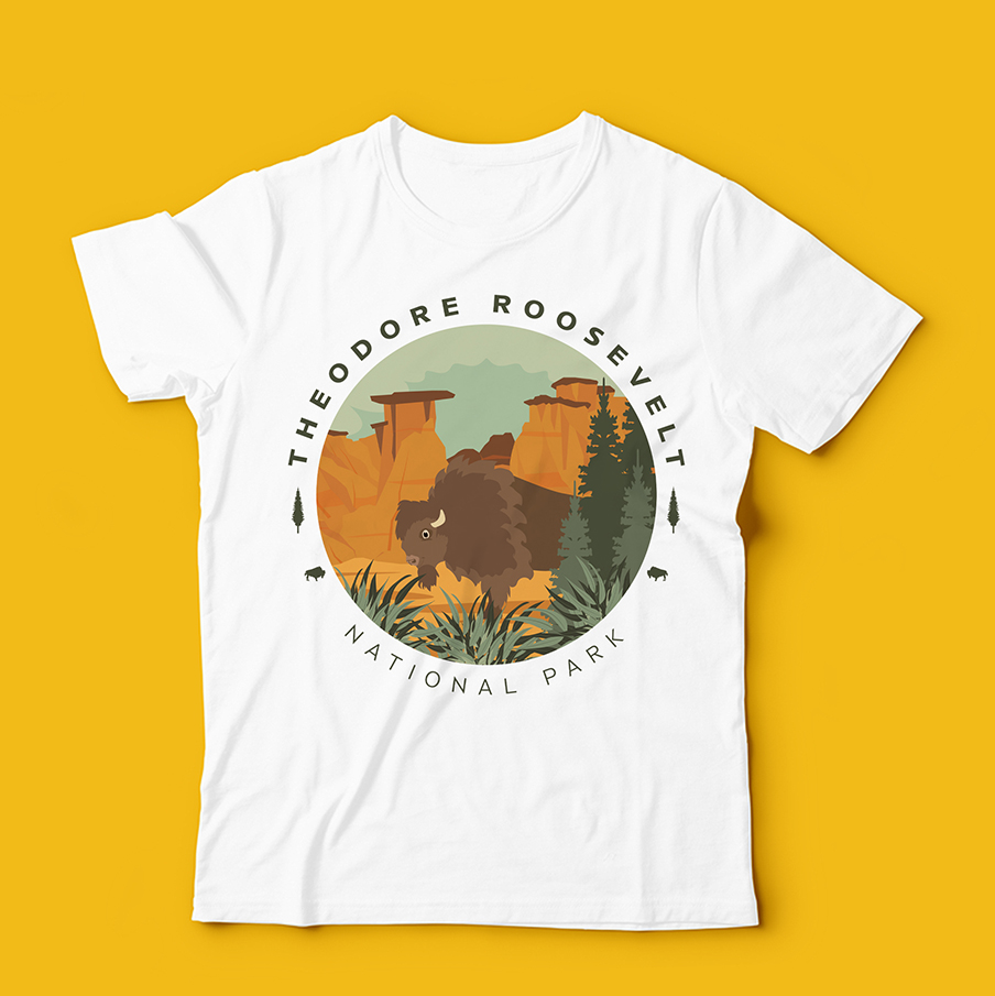 T-shirt Design by Imagonarium for Theodore Roosevelt Nature & History Association | Design #26790871