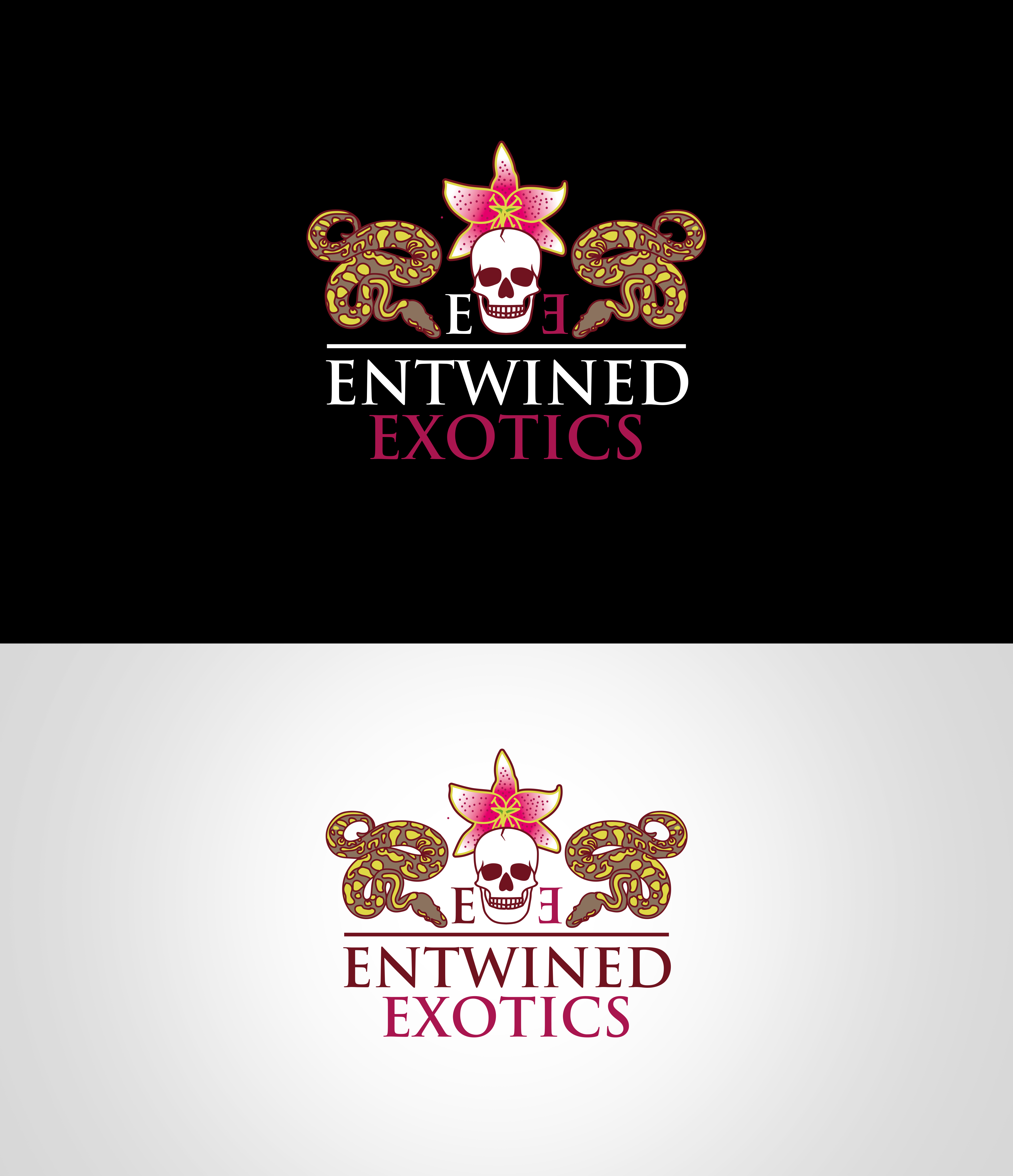 Logo Design by Taya Bright for Entwined Exotics  | Design #26760158