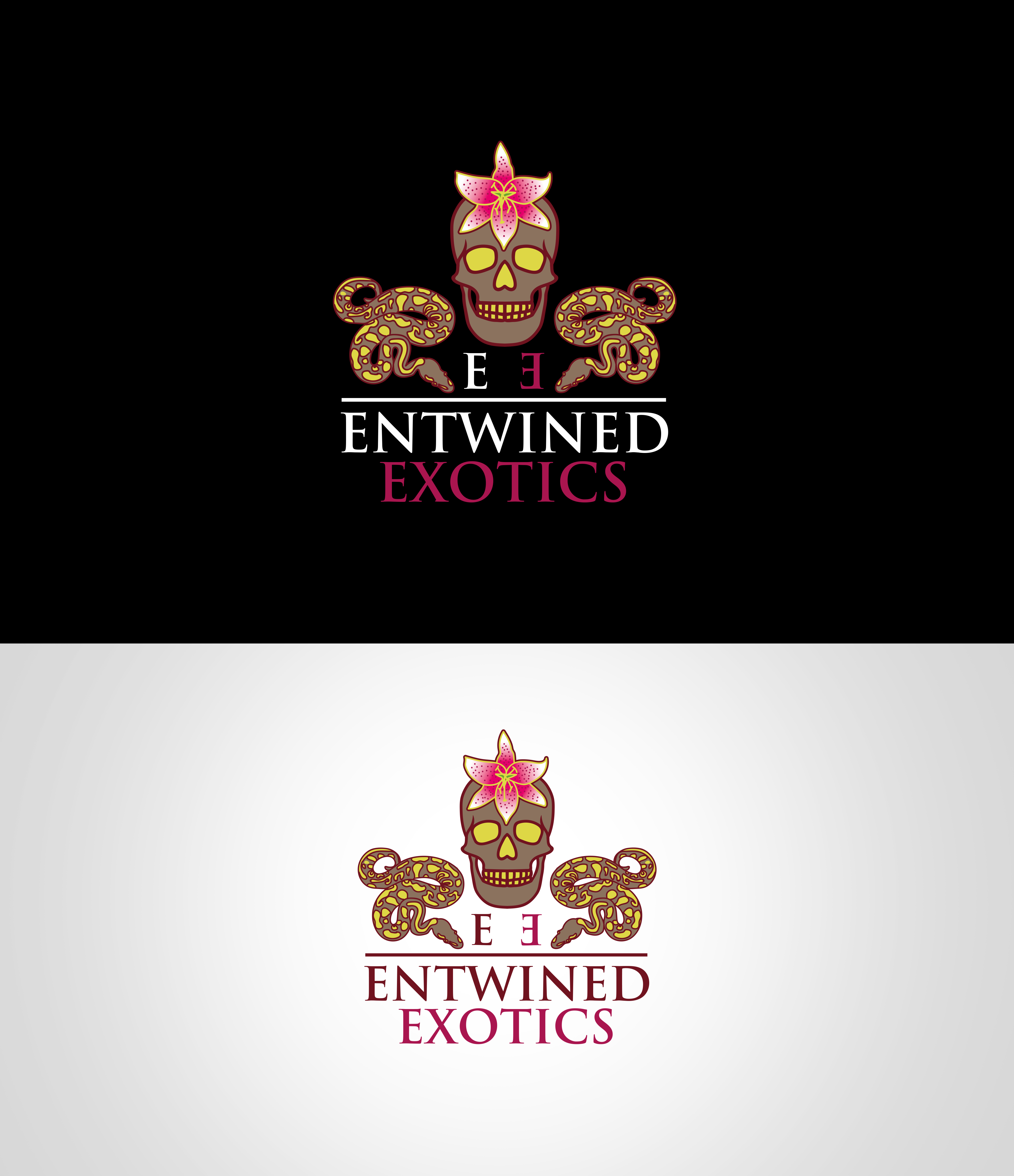 Logo Design by Taya Bright for Entwined Exotics  | Design #26760177