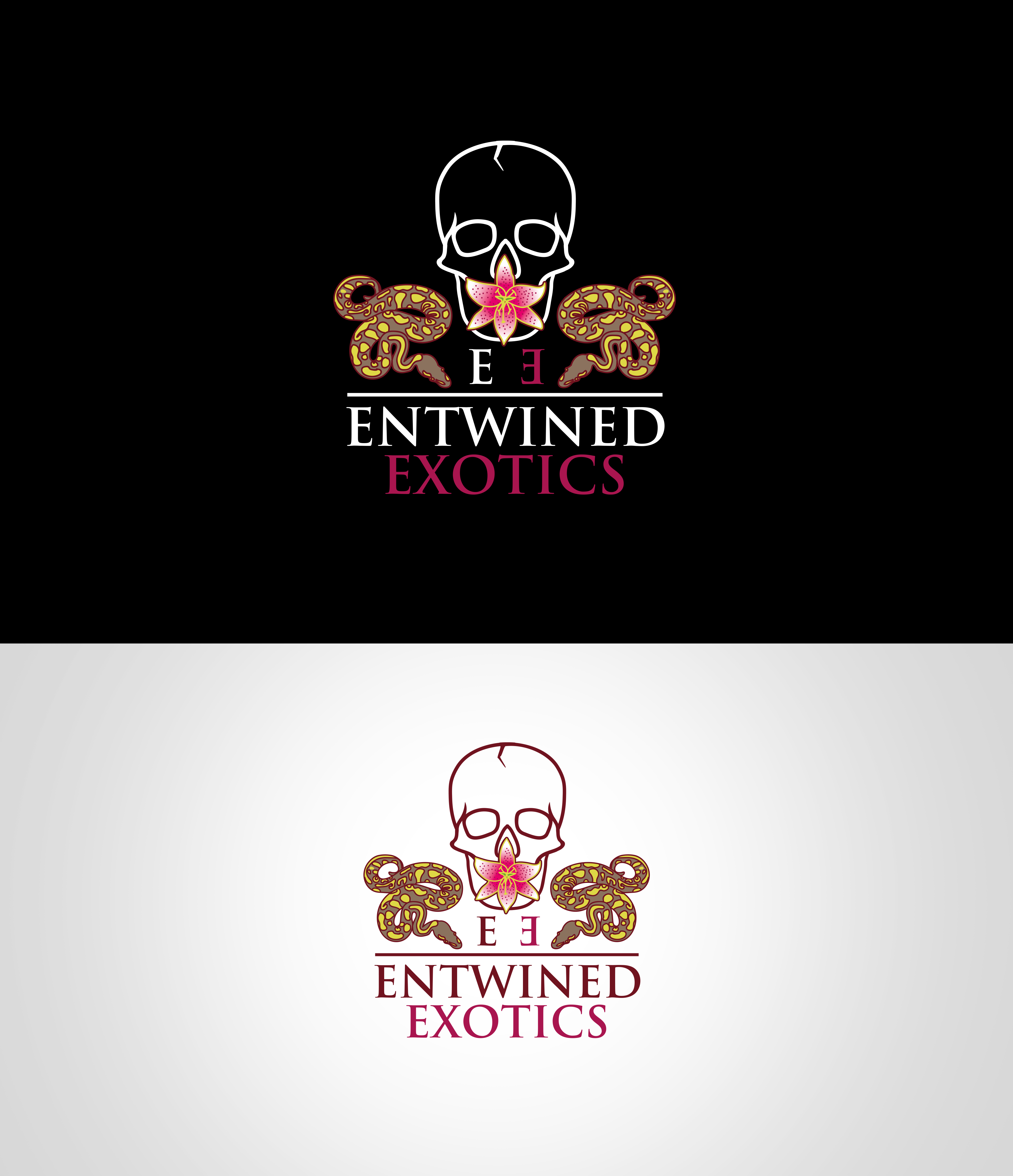 Logo Design by Taya Bright for Entwined Exotics  | Design #26760450