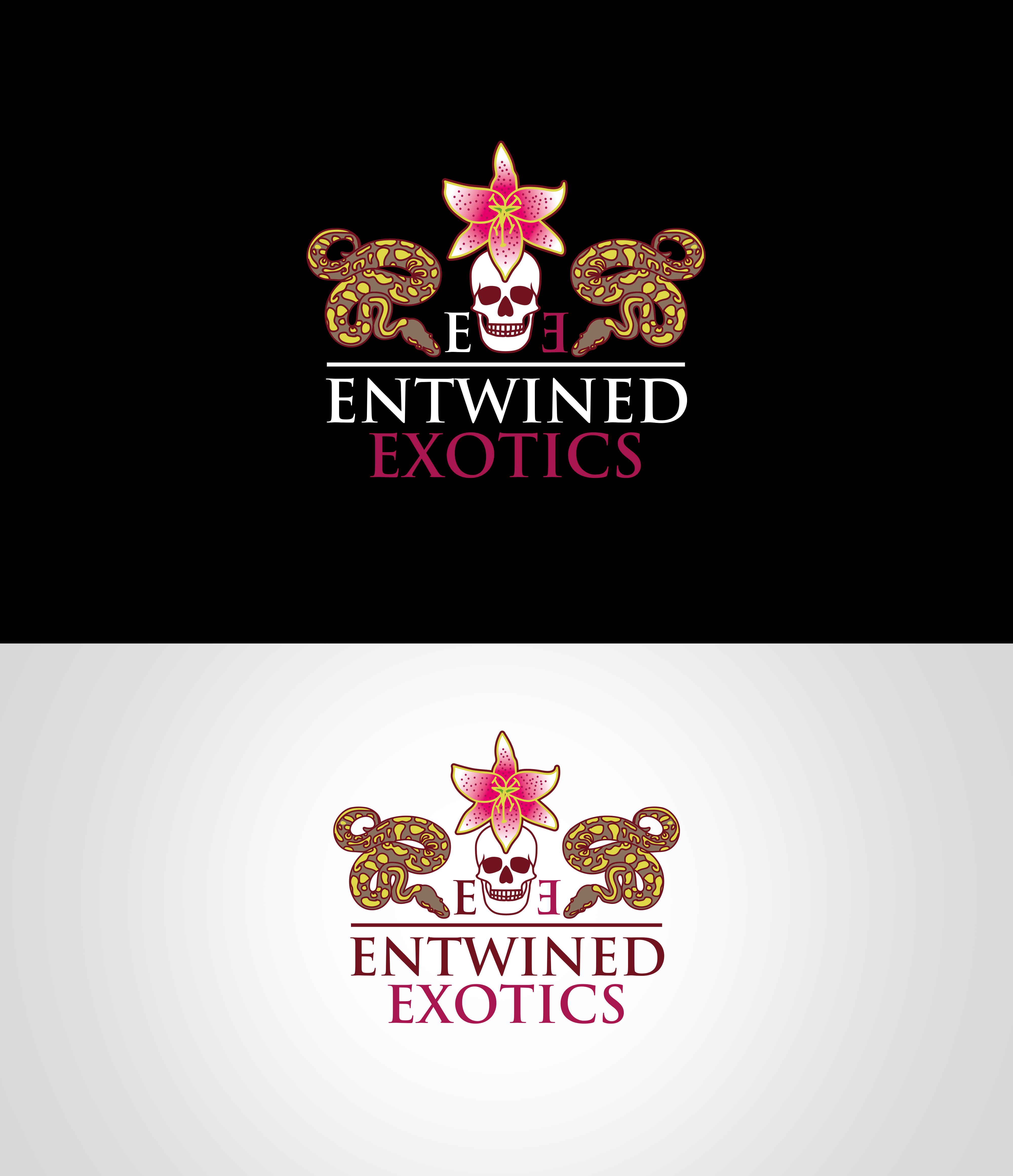 Logo Design by Taya Bright for Entwined Exotics  | Design #26760452