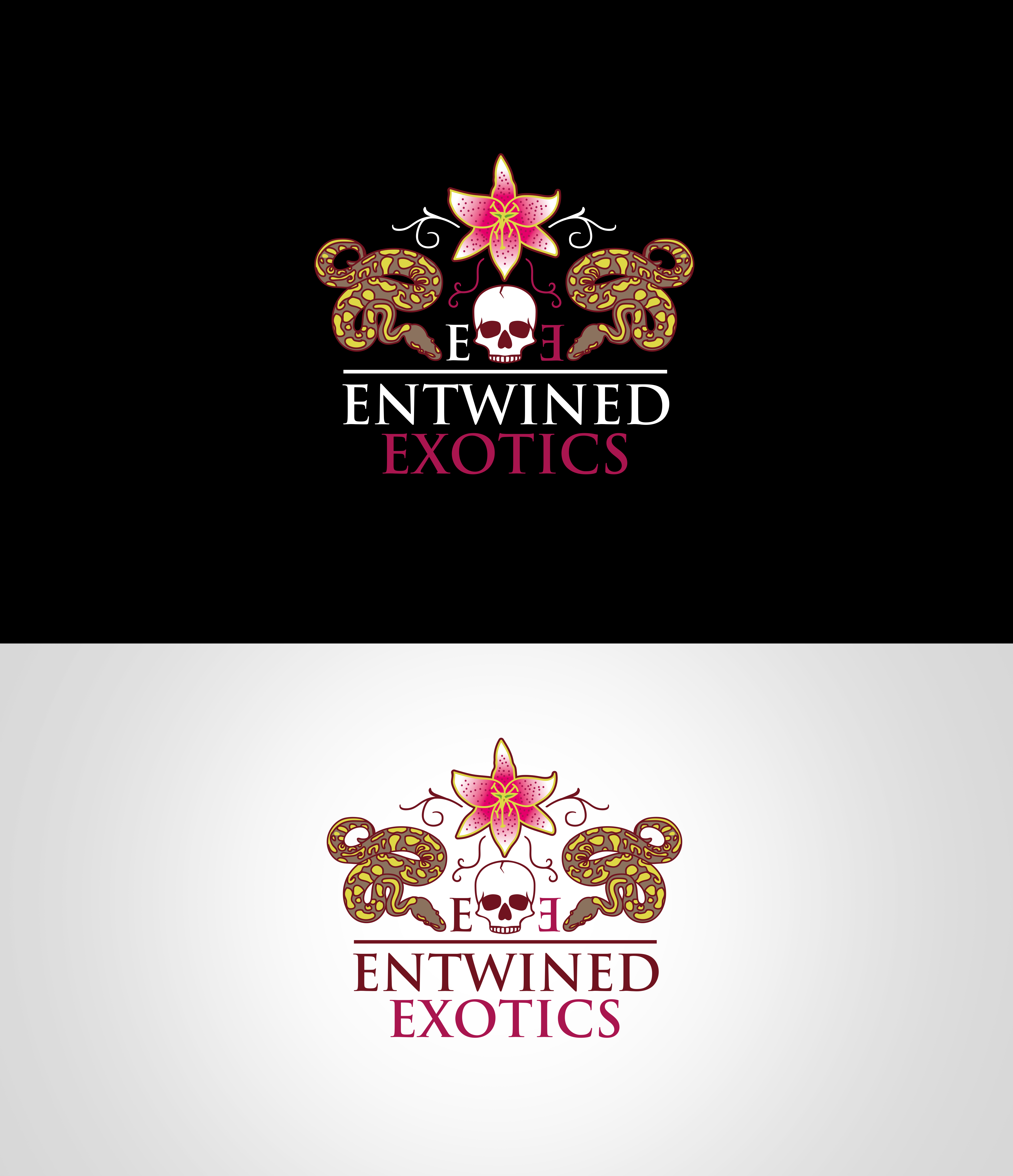 Logo Design by Taya Bright for Entwined Exotics  | Design #26762744