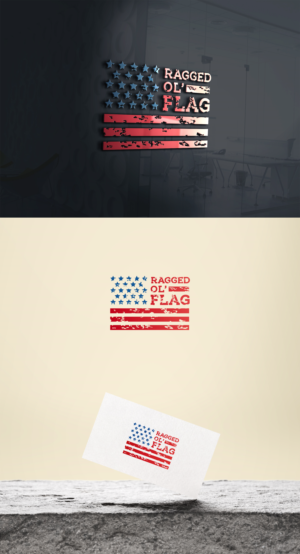 Ragged Ol’ Flag | Logo Design by Azmat-ullah